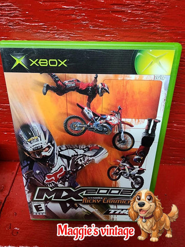 MX 2002 Featuring Ricky Carmichael - XBox Microsoft CIB Complete DISC LIKE NEW